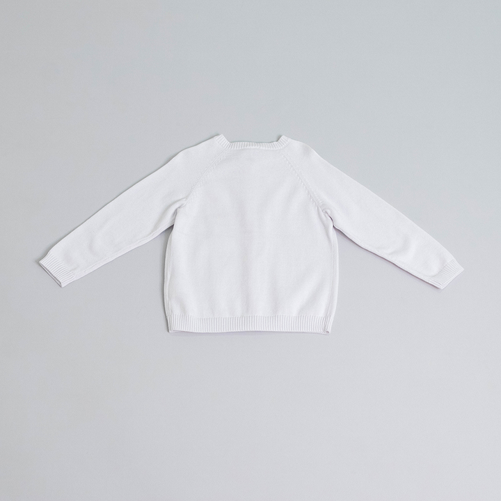 Cárdigan blanco