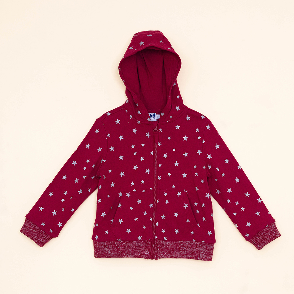 Suéter Rojo Con Estrellas Para Niña