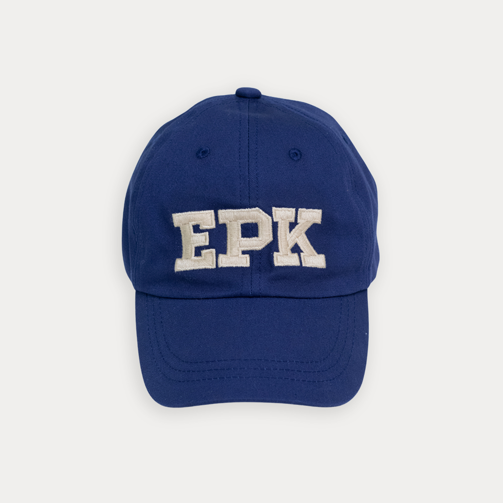 Gorra Azul Marino Con Bordado Epk Amarillo Claro Para Bebe Niño