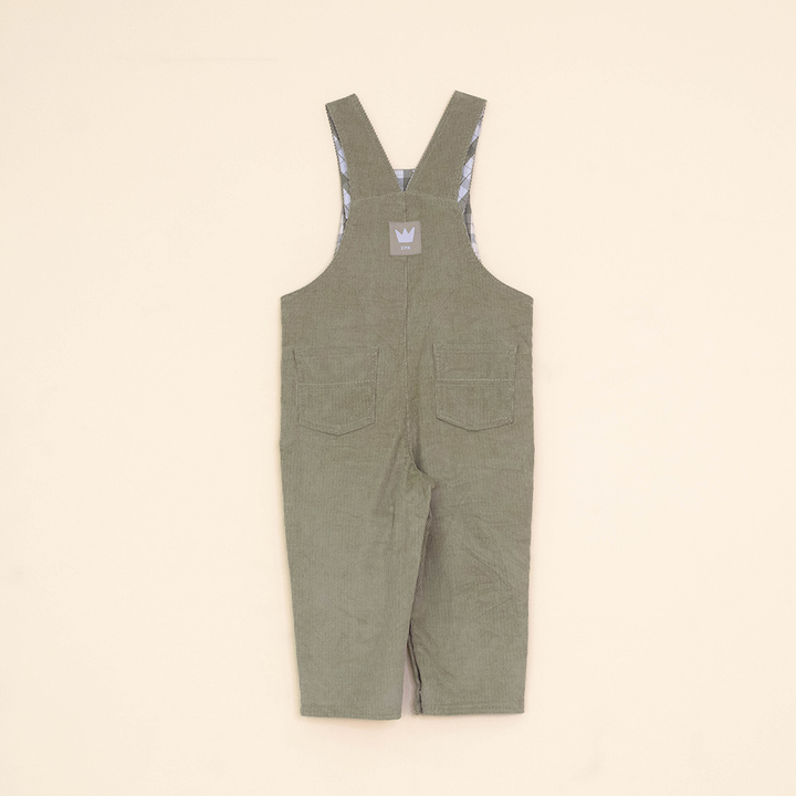 Braga Larga Verde de Corduroy para Bebé Niño