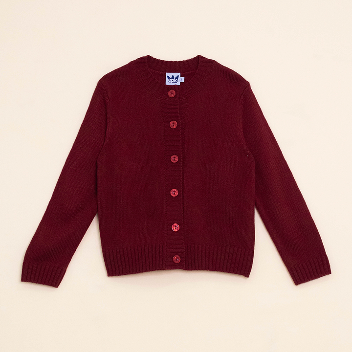 Cardigan Rojo Para Niña