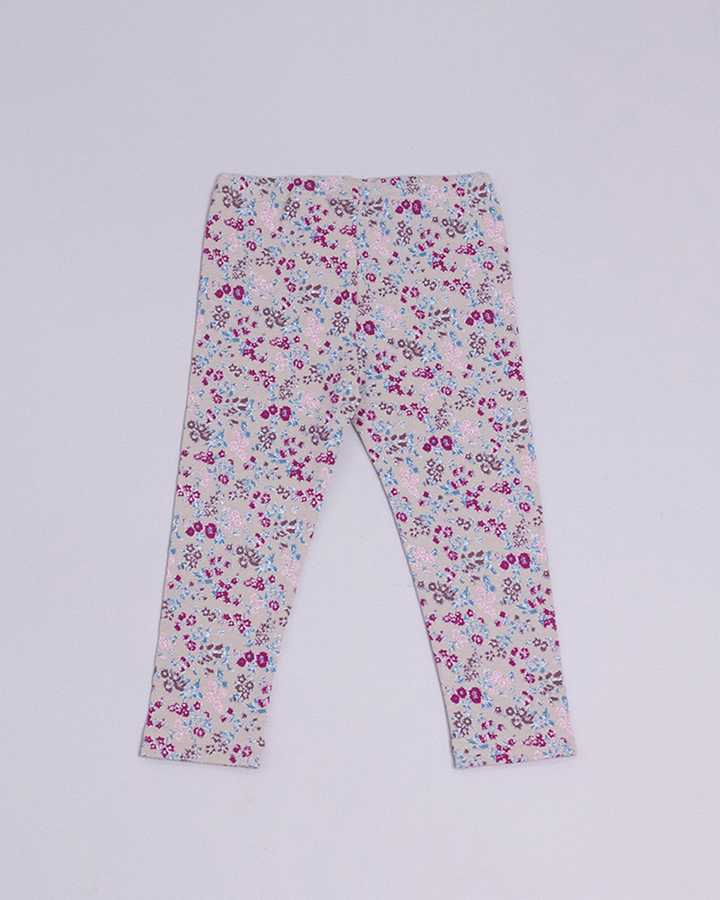 Legging con estampado de flores