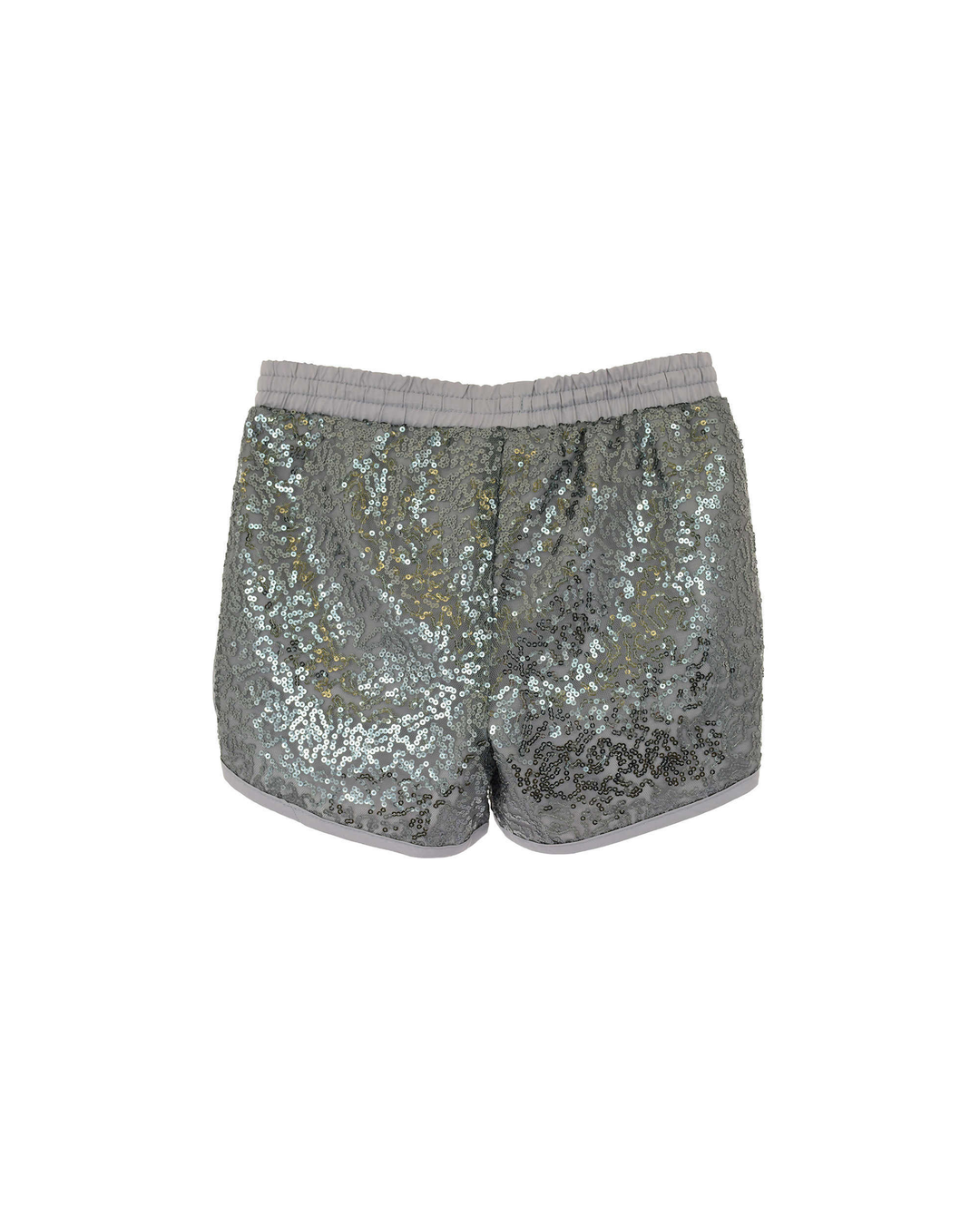 Short De Lentejuelas Grises