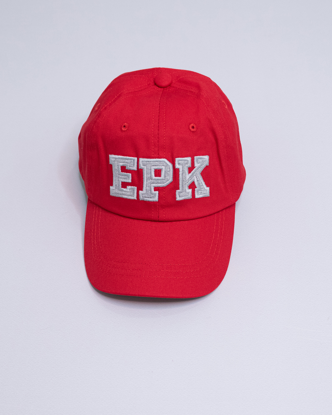 Gorra roja con logo EPK