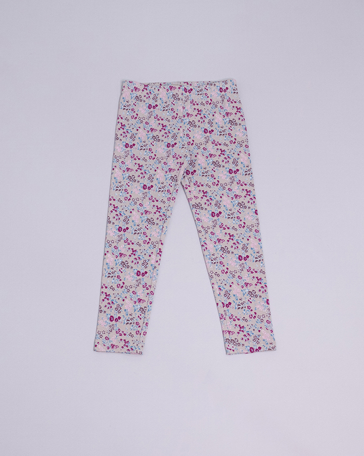 Legging con estampado de flores