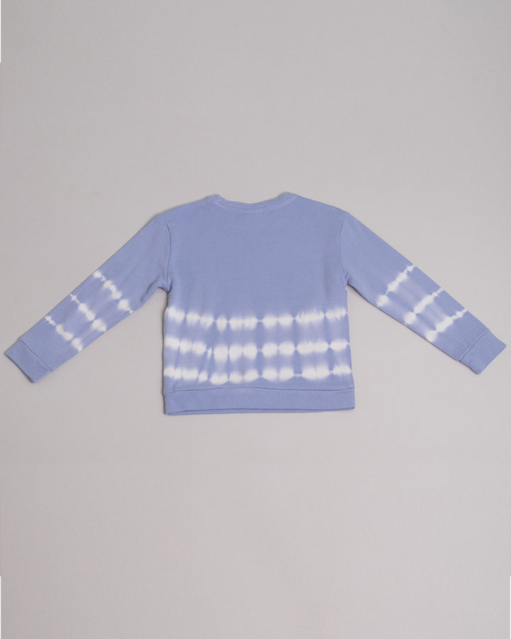 Sweatshirt tie dye azul y blanco