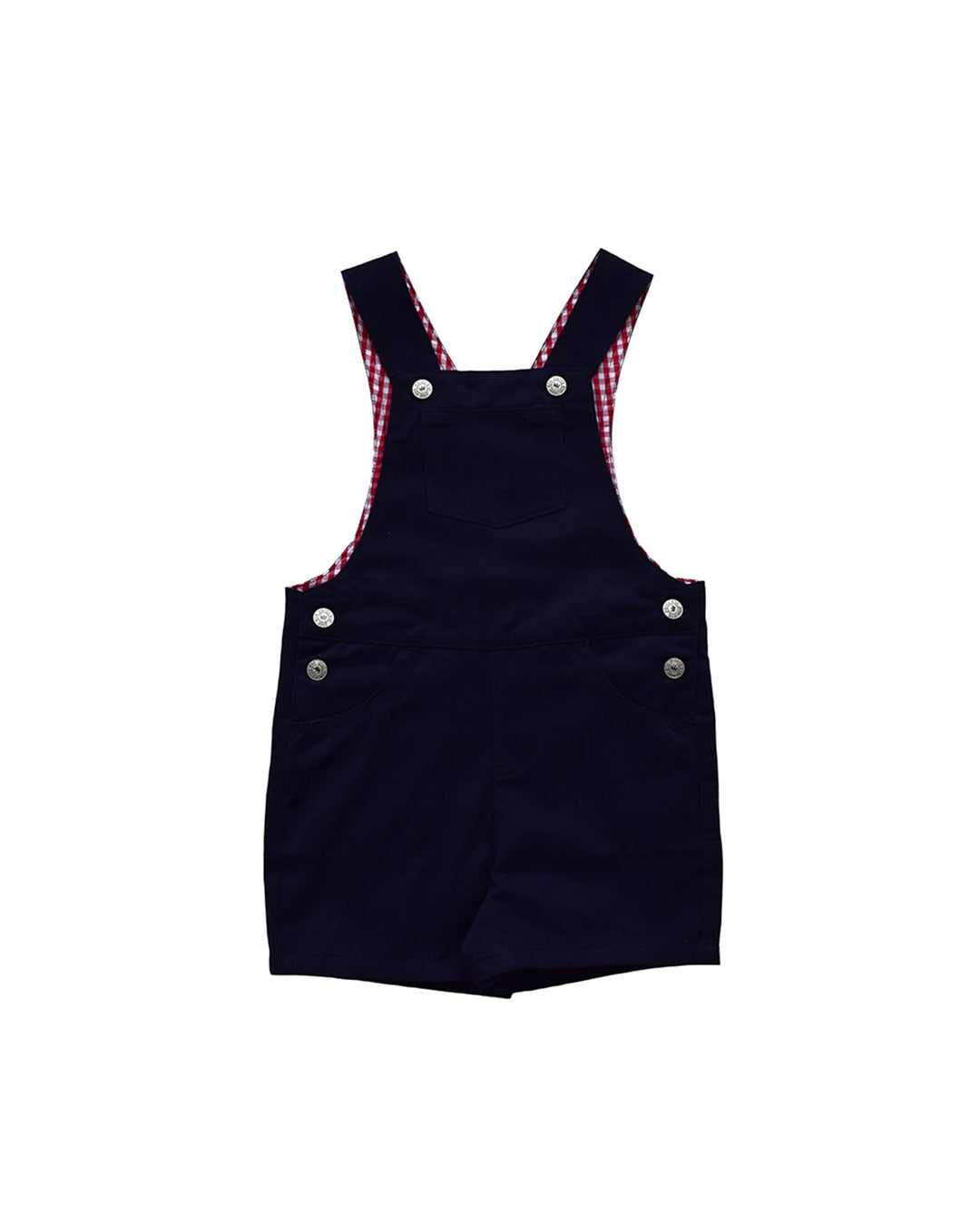 Overall short azul marino