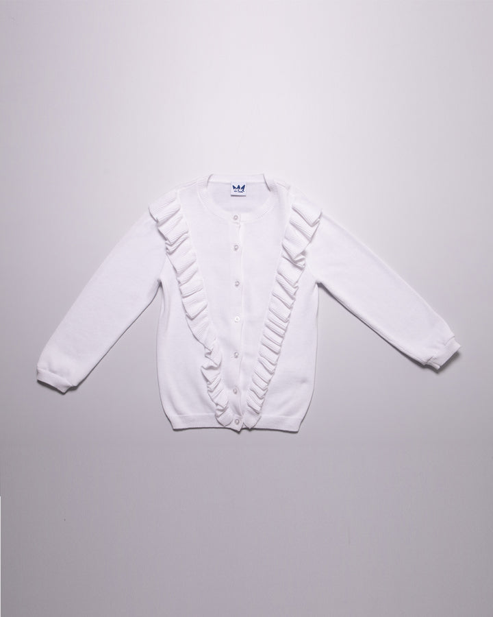 Sweater Cardigan blanco