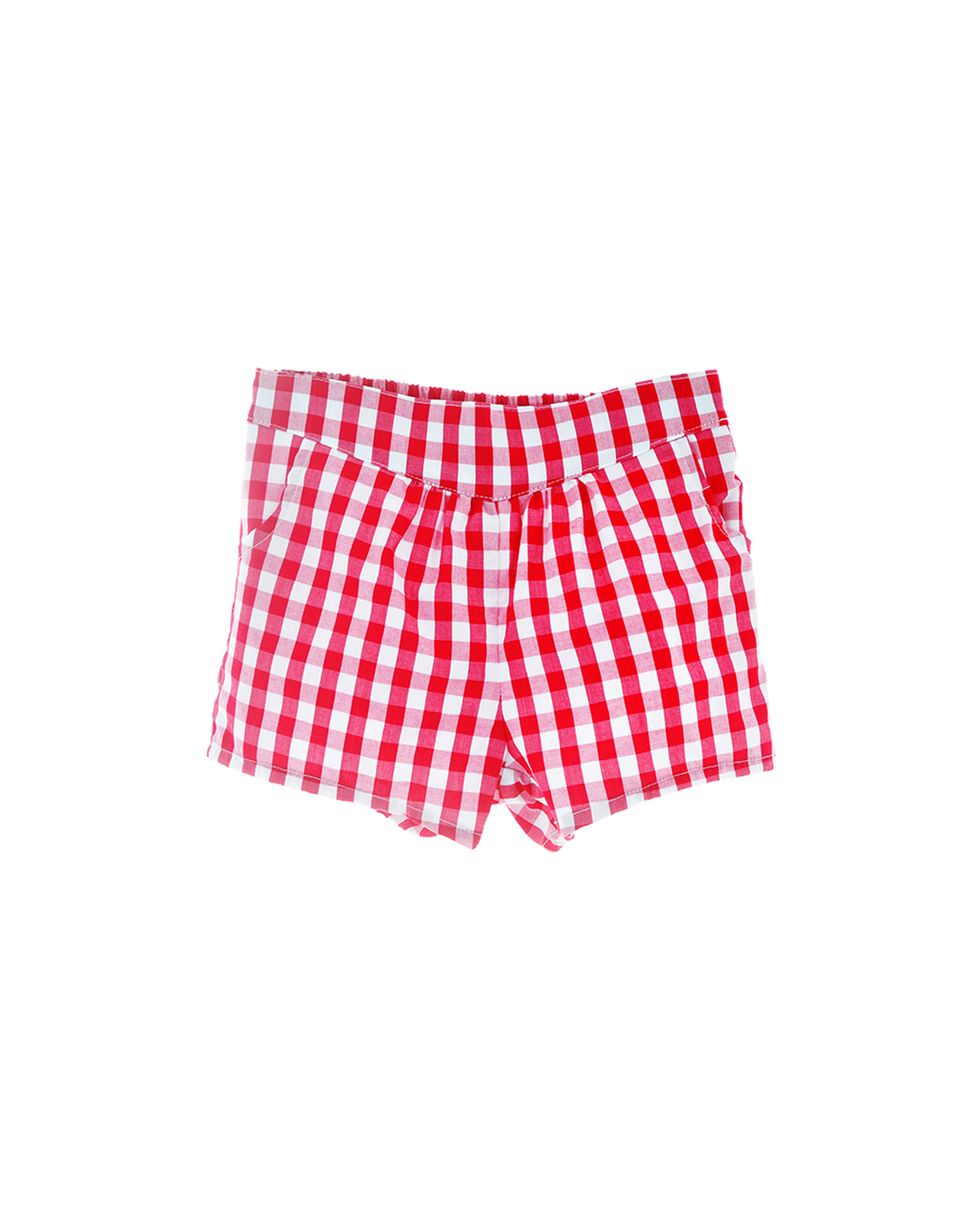 Short de vichy rojo y blanco