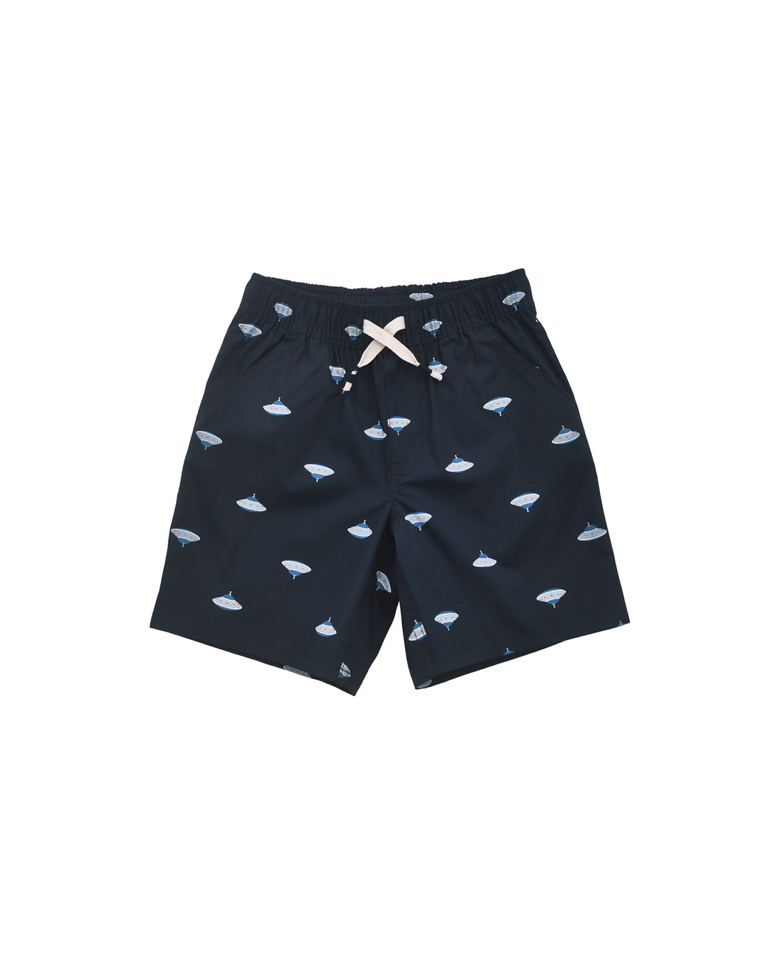 Short azul marino con estampado