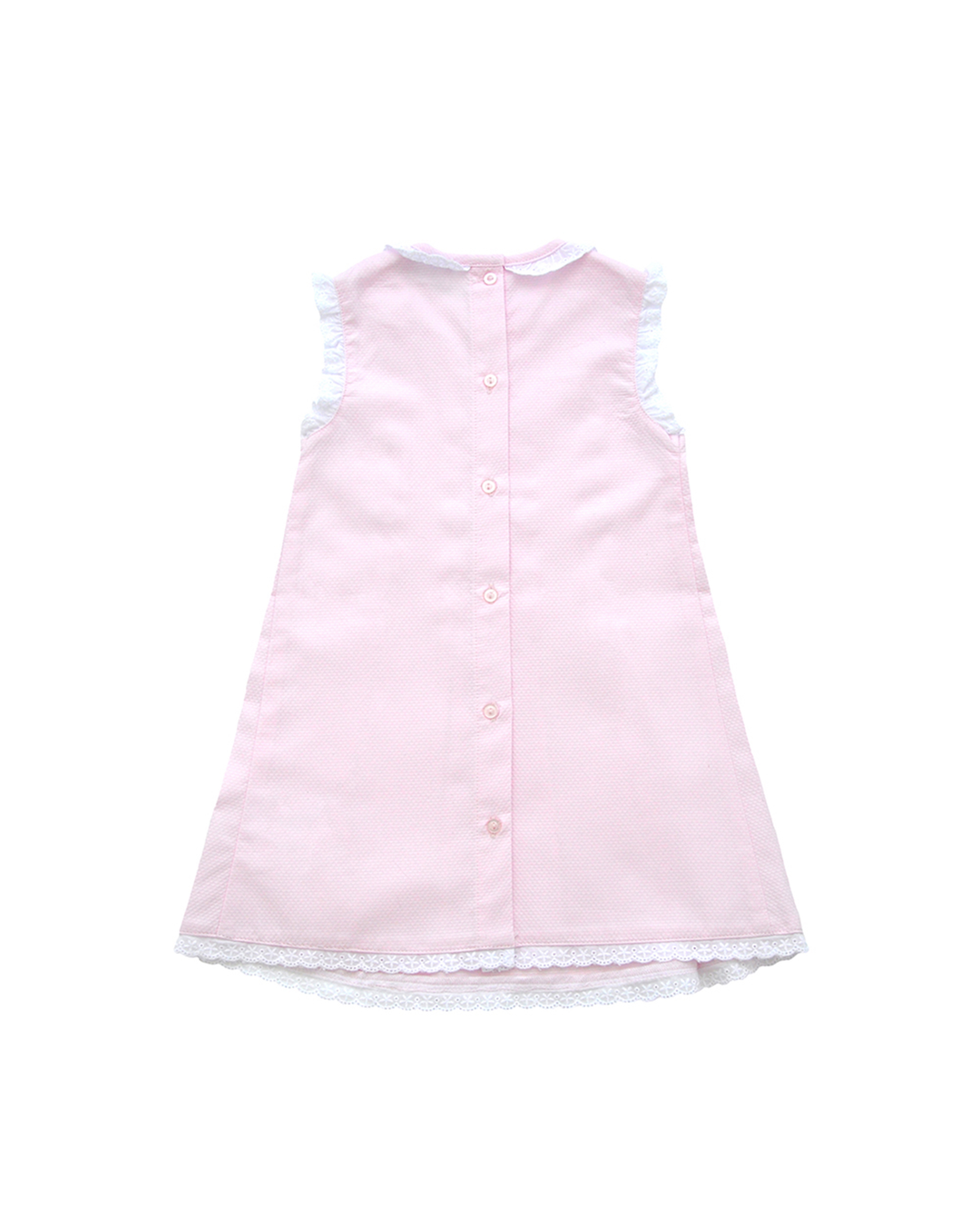 Vestido rosado de piquet