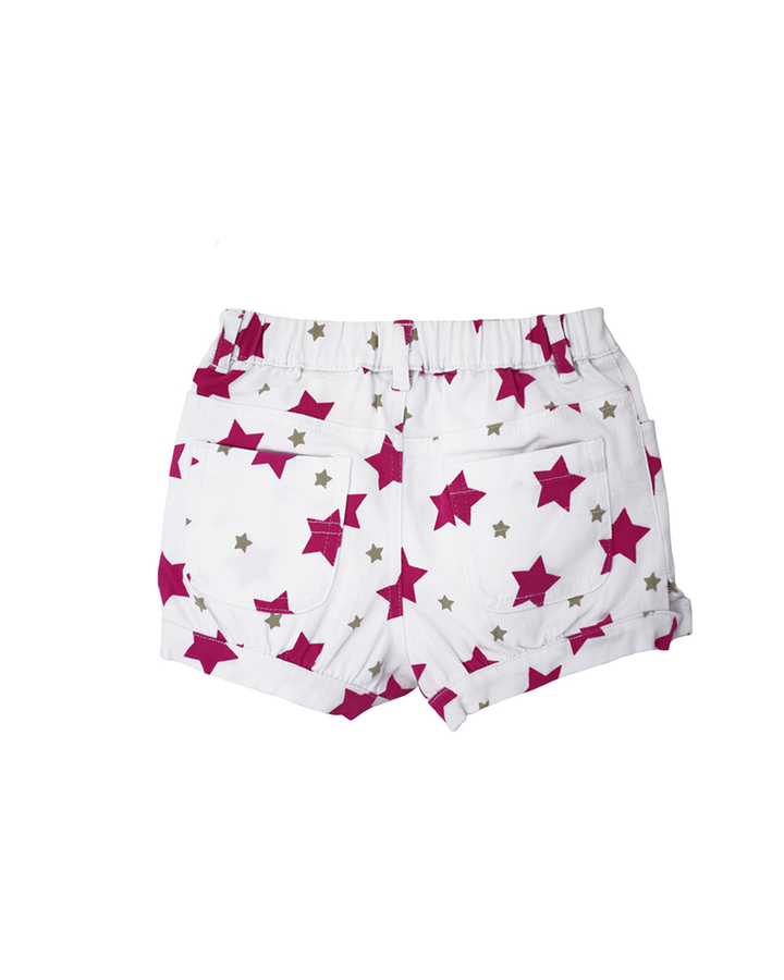 Short blanco con estrellas
