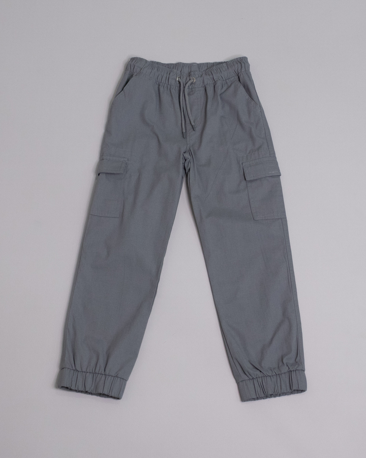 Pantalón cargo gris para Niño