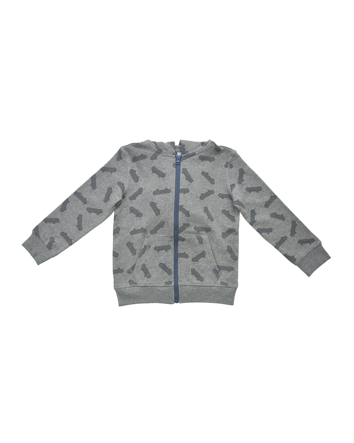 Sweatshirt con estampado de patinetas