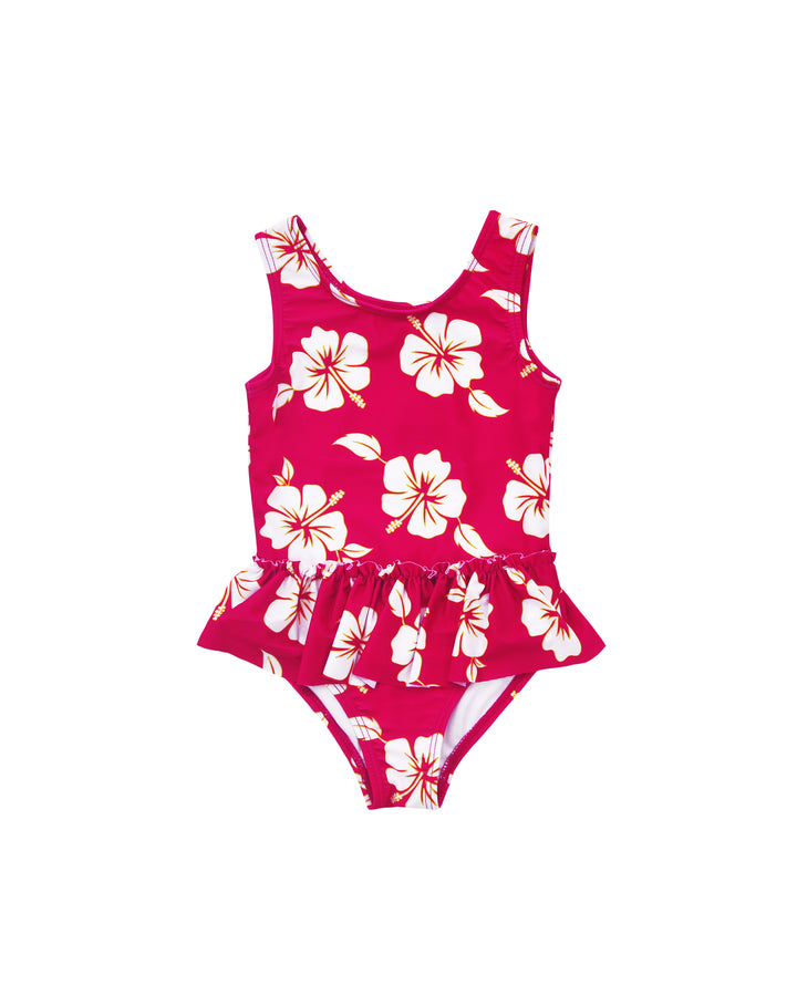 Traje de baño fucsia para Bebé Niña