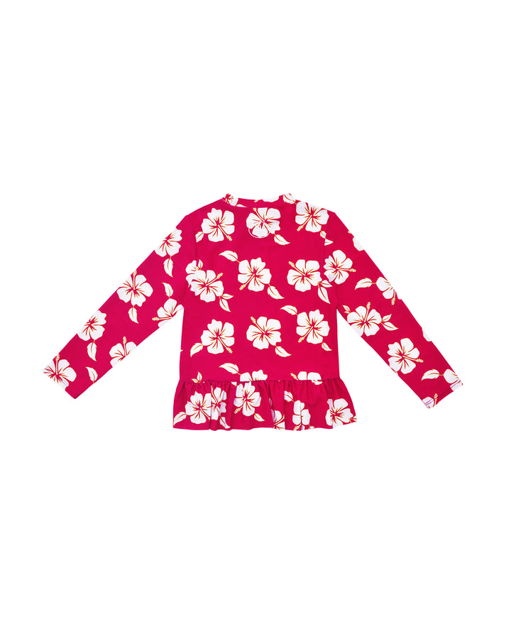 Franela de agua con estampado de flores para Niña