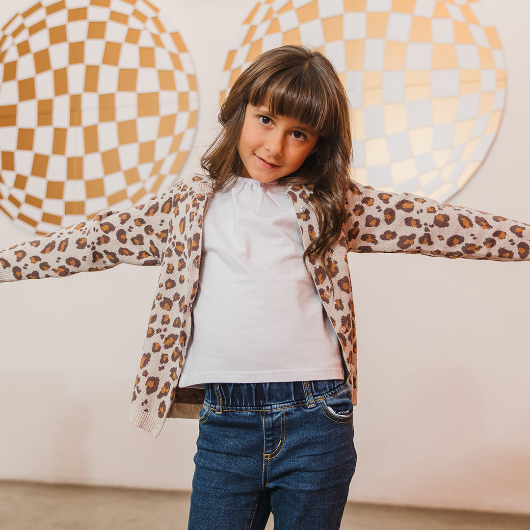 Cardigan animal print