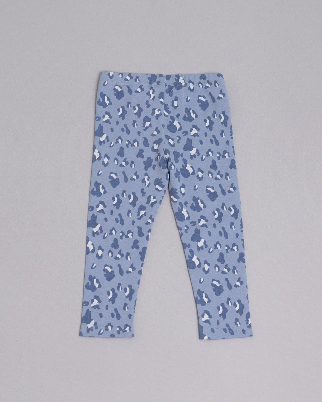 Legging con estampado de animal print azul