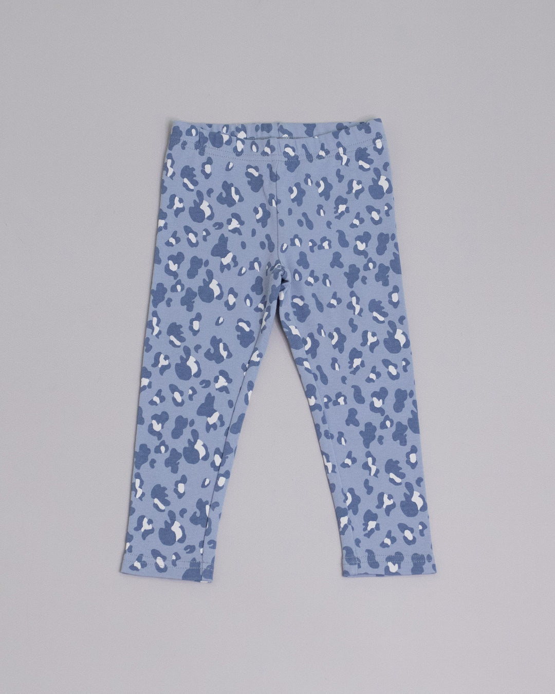 Legging con estampado de animal print azul