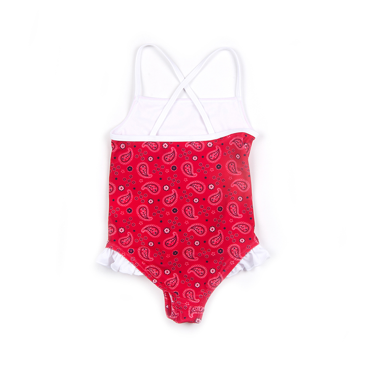 Traje de baño rojo para Bebé Niña