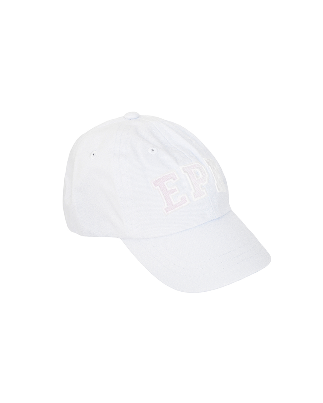 Gorra blanca con EPK rosado