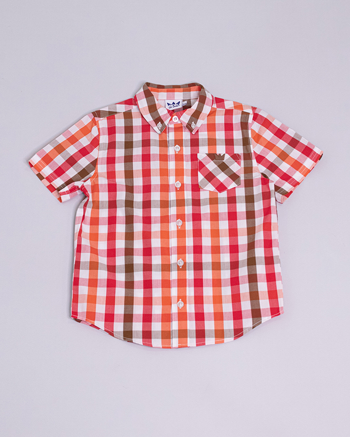 Camisa de cuadros multicolor
