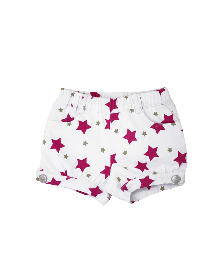Short blanco con estrellas