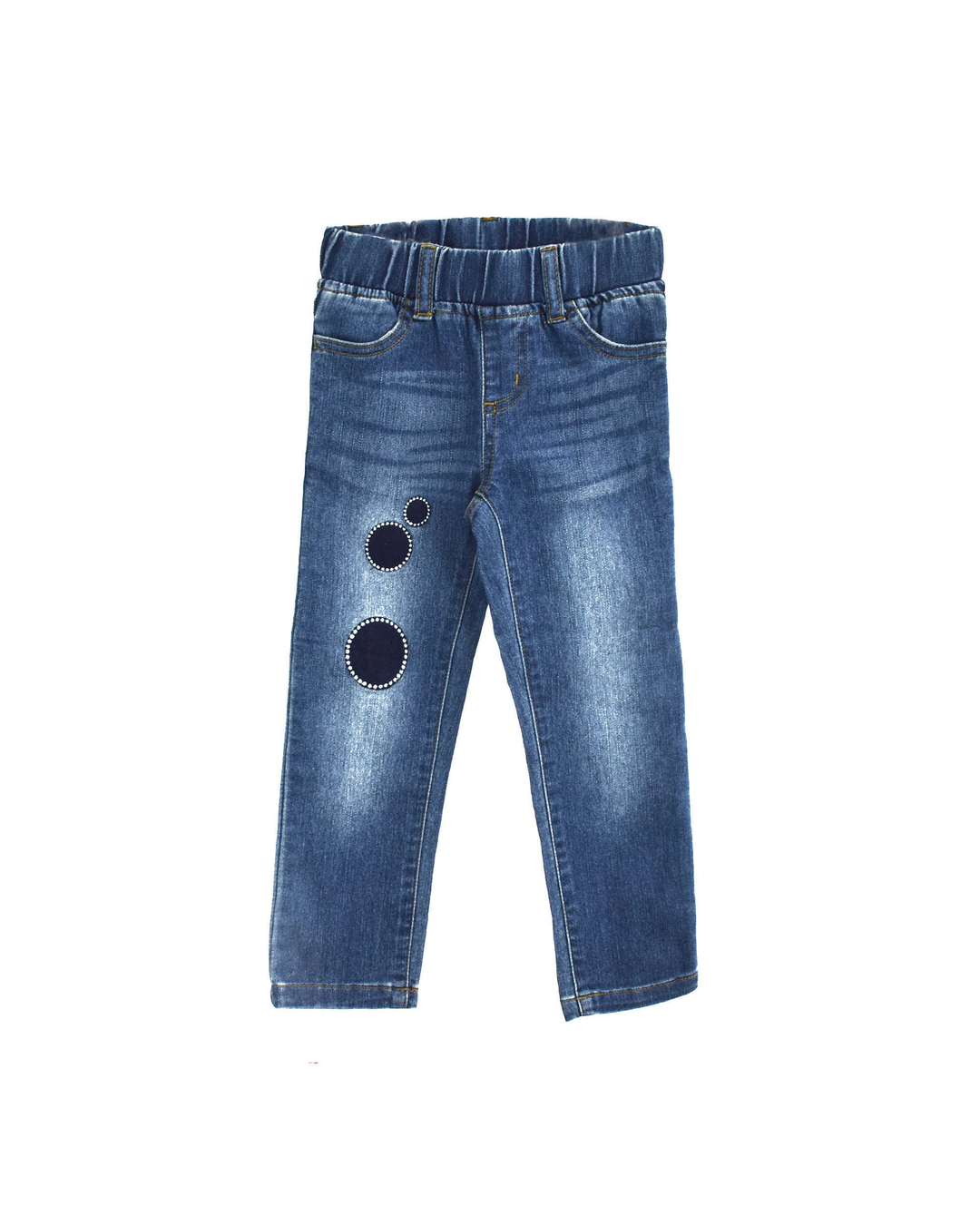 Jegging Con Circulos Azul Marino