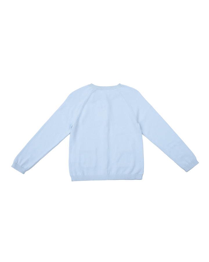 Cardigan azul claro