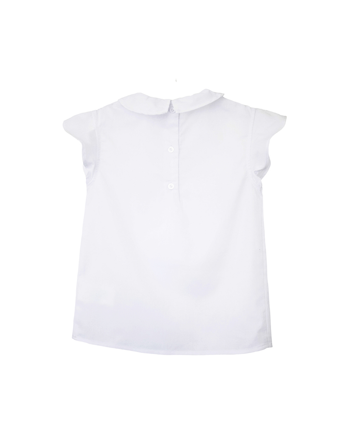 Blusa blanca sin mangas