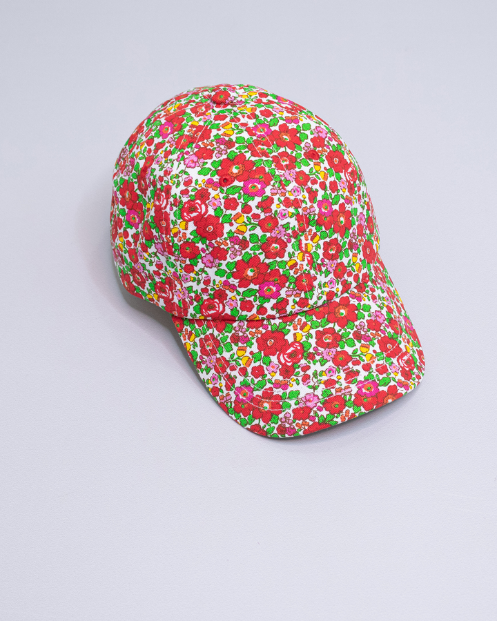 Gorra estampada de flores
