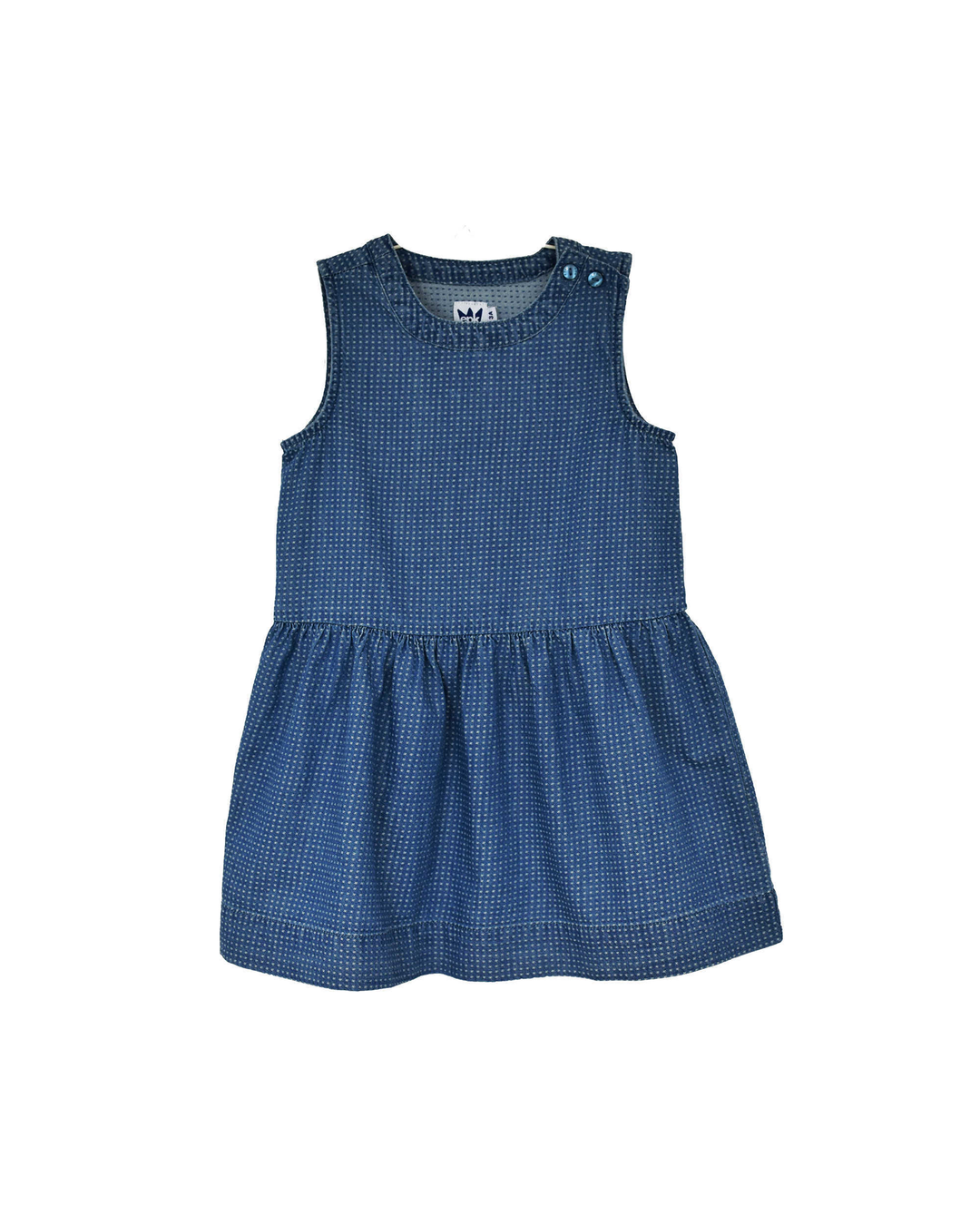 Vestido Sin Mangas De Chambray