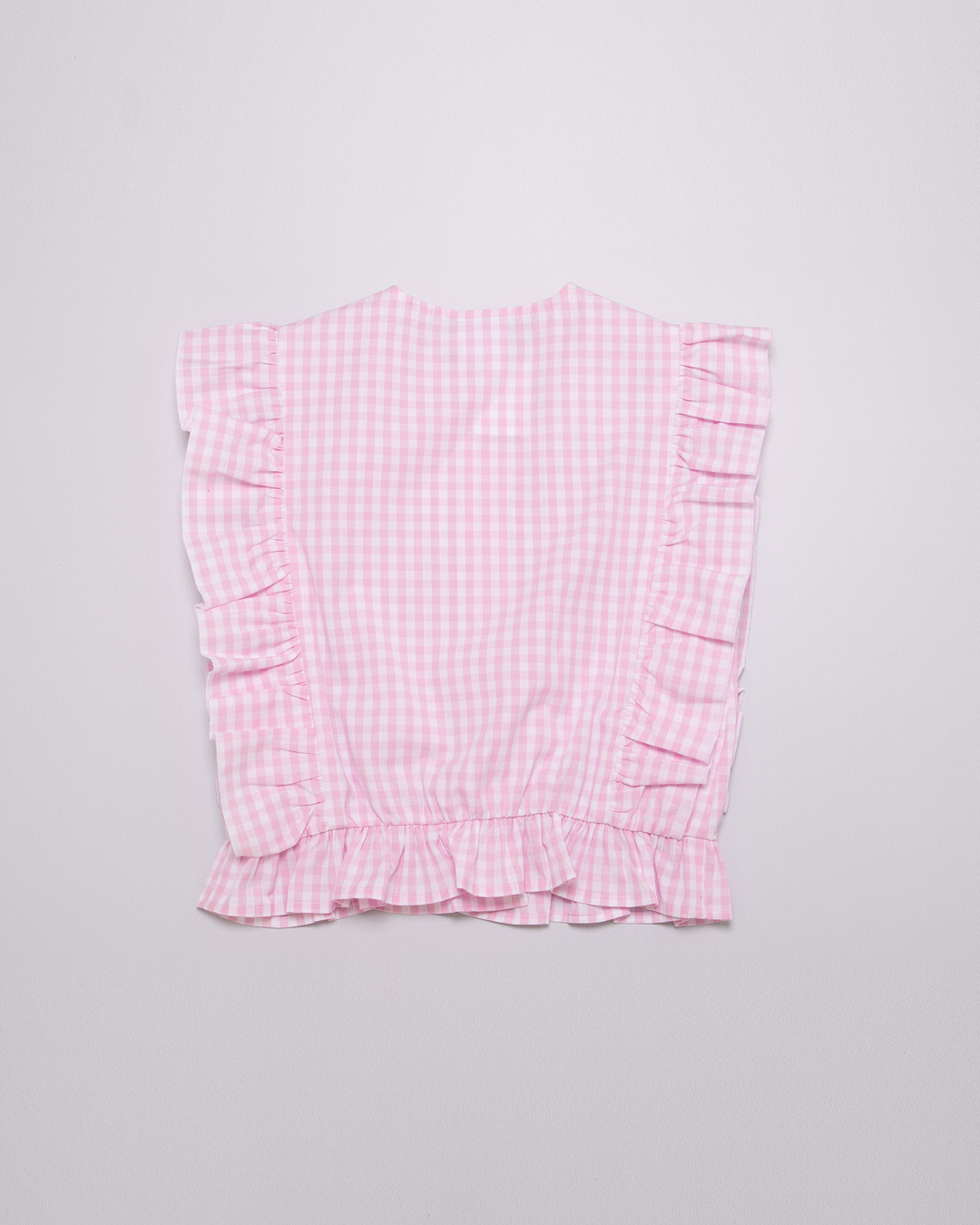 Blusa vichy rosado