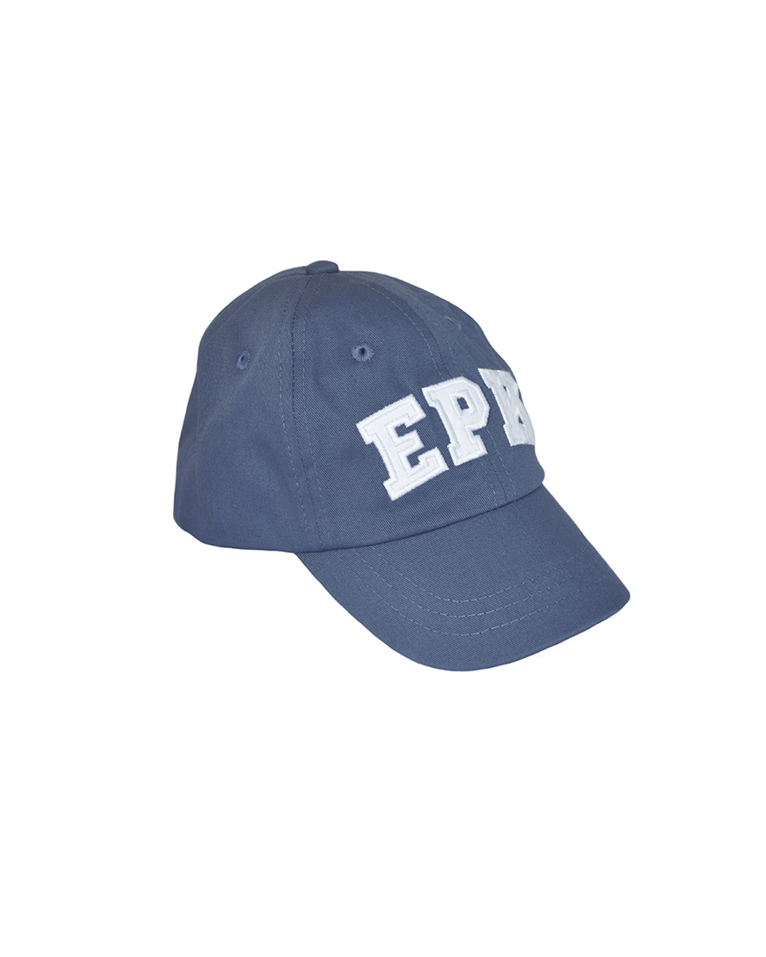 Gorra azul con EPK en blanco