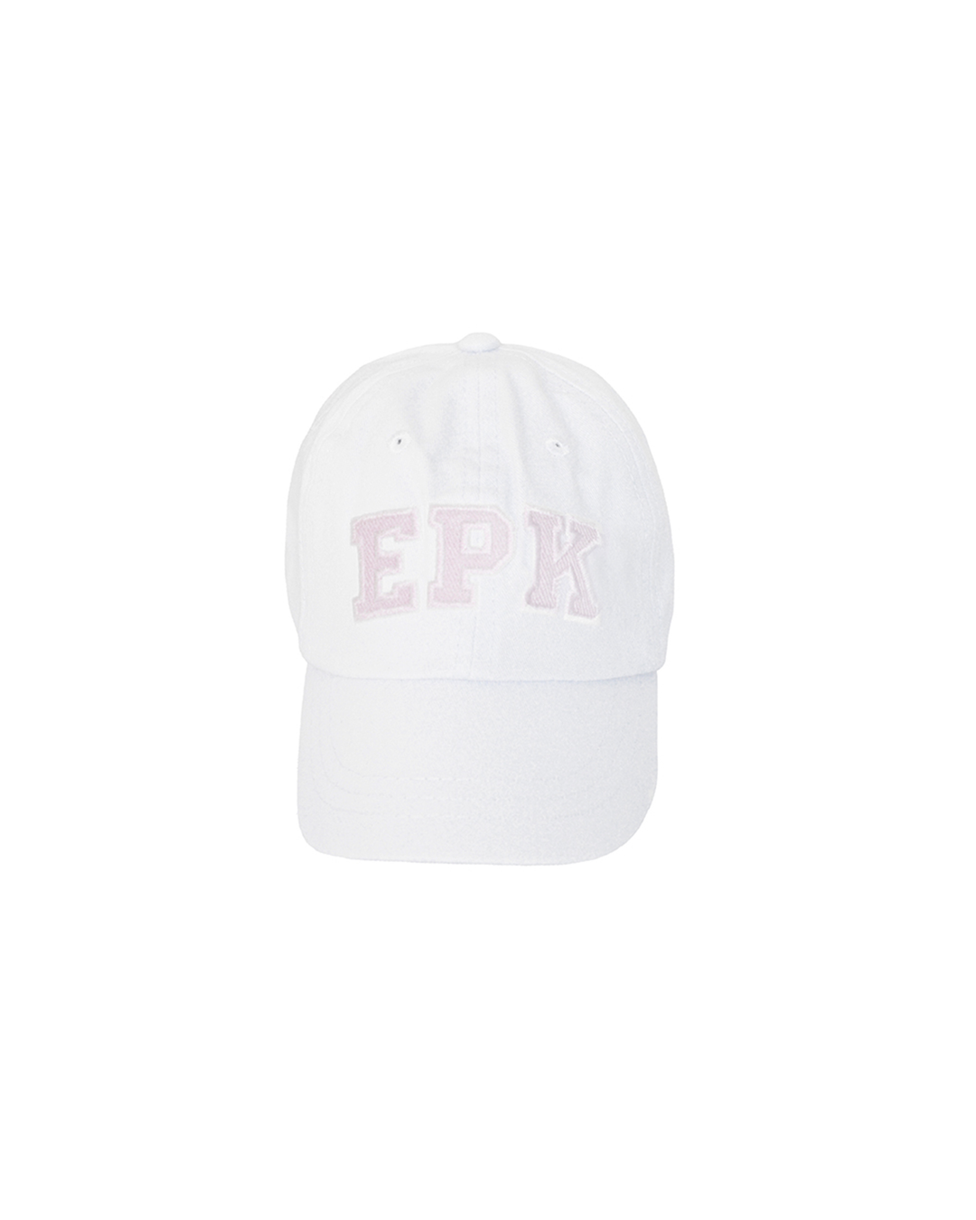Gorra blanca con EPK rosado