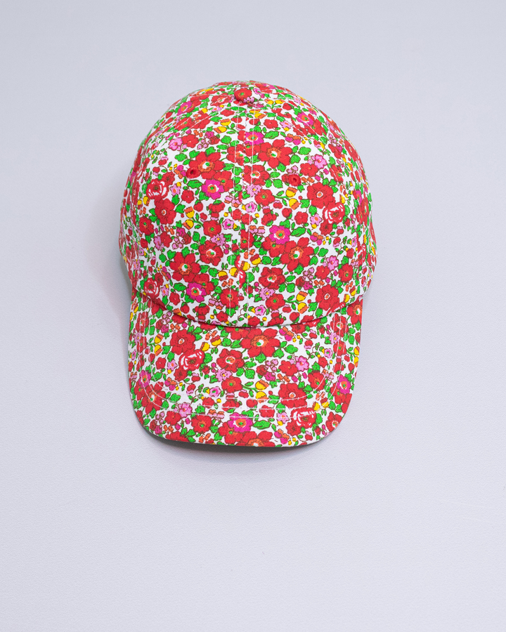 Gorra estampada de flores
