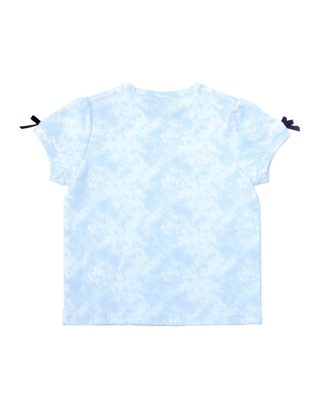 Franela manga corta tie dye azul