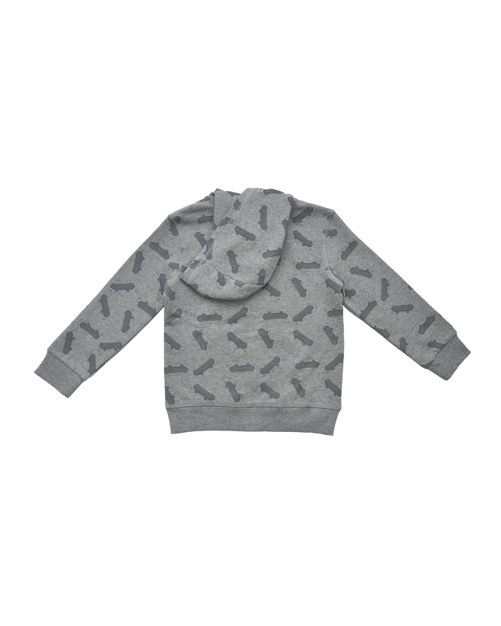 Sweatshirt con estampado de patinetas