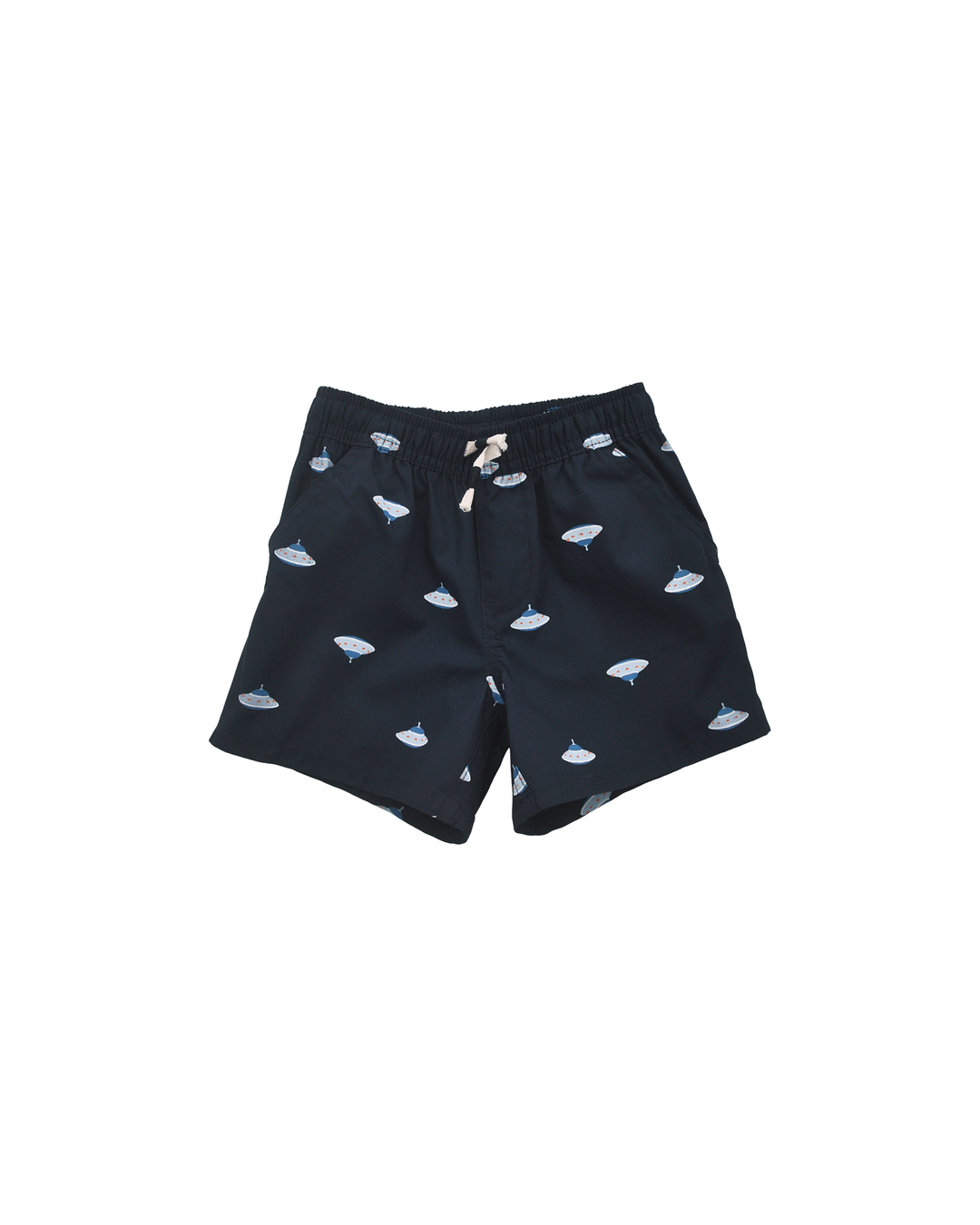 Short azul marino con estampado