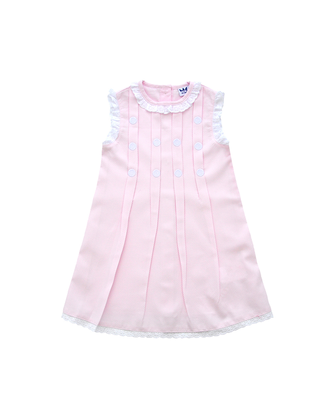 Vestido rosado de piquet