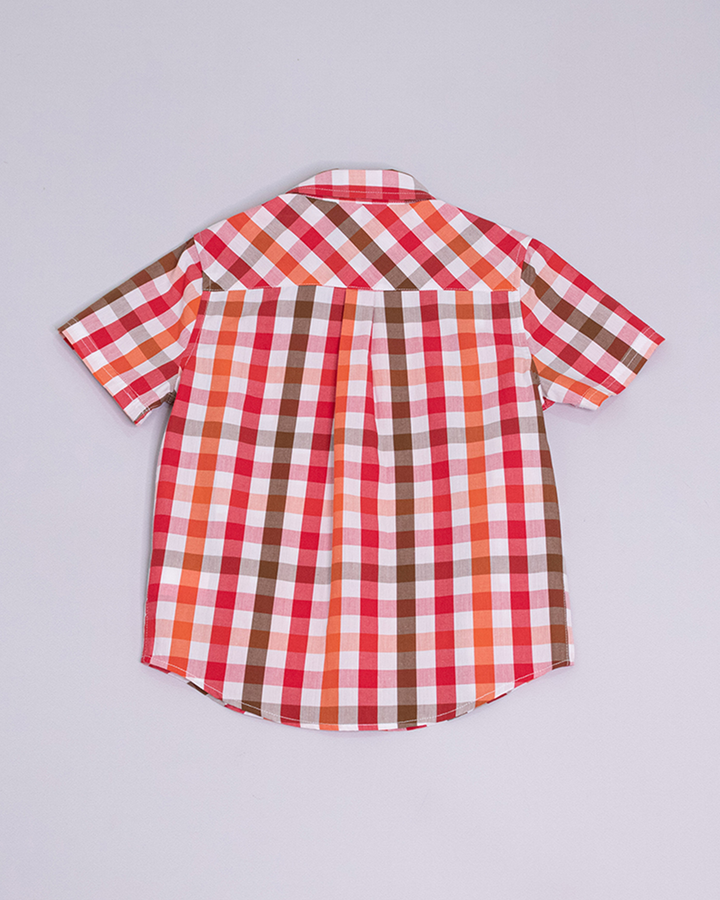 Camisa de cuadros multicolor