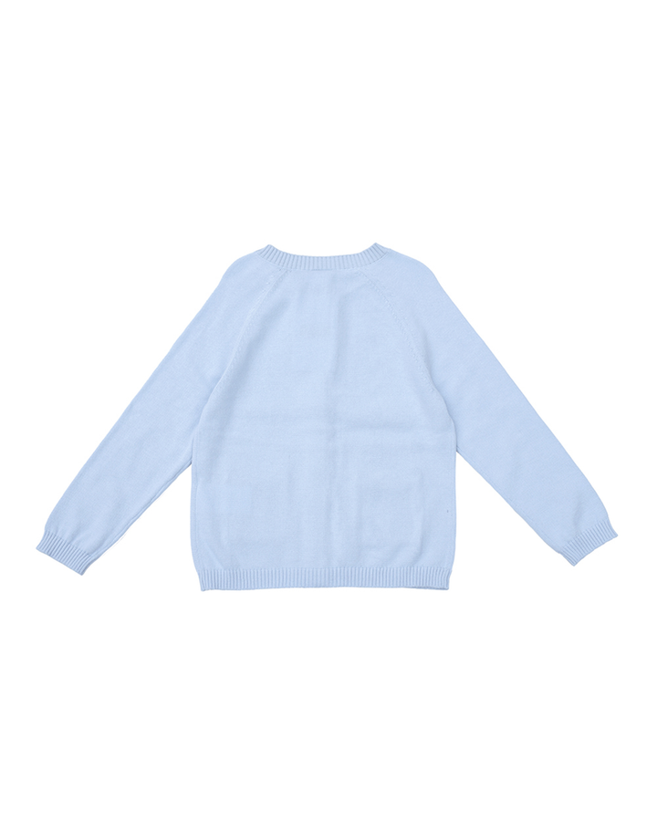 Cardigan azul claro