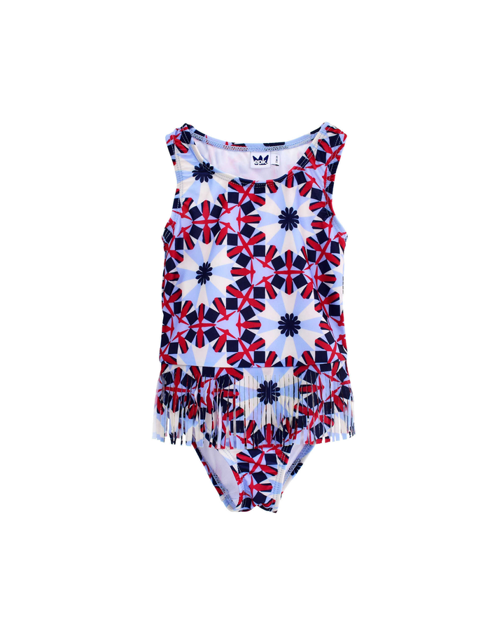 Traje De Baño De Caleidoscopio para Bebé Niña