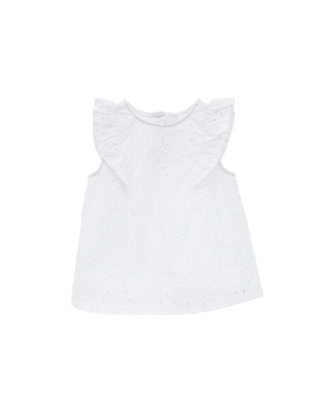 Blusa Blanca Sin Mangas