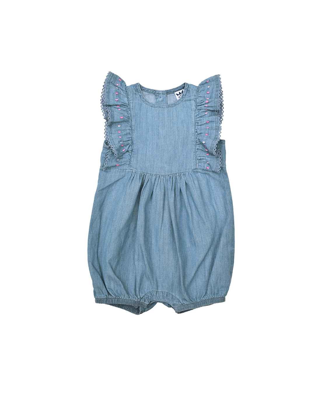 Jumper de chambray con bordado