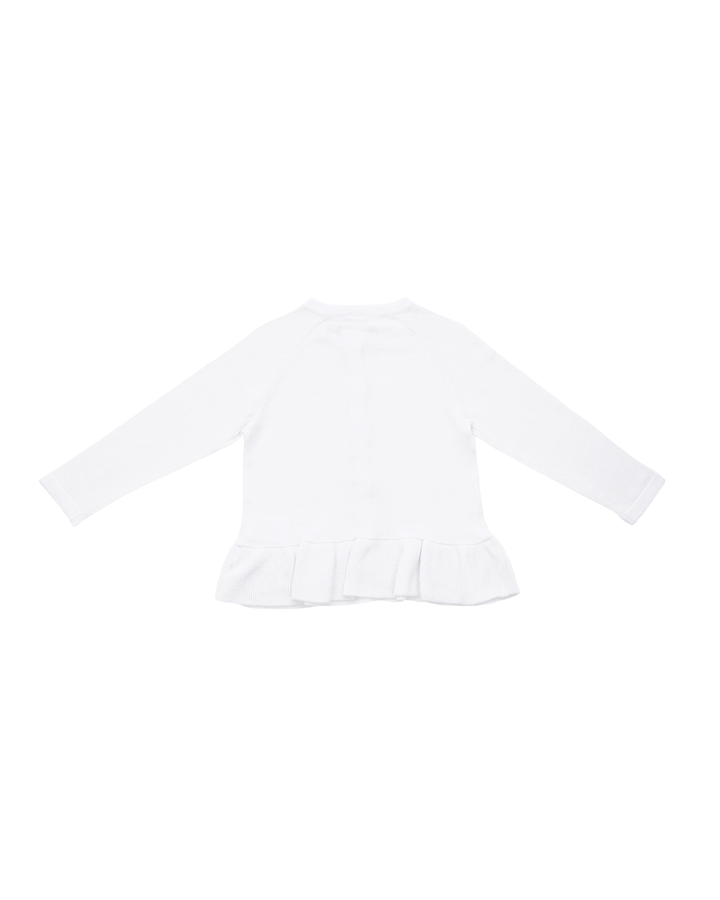Cardigan blanco