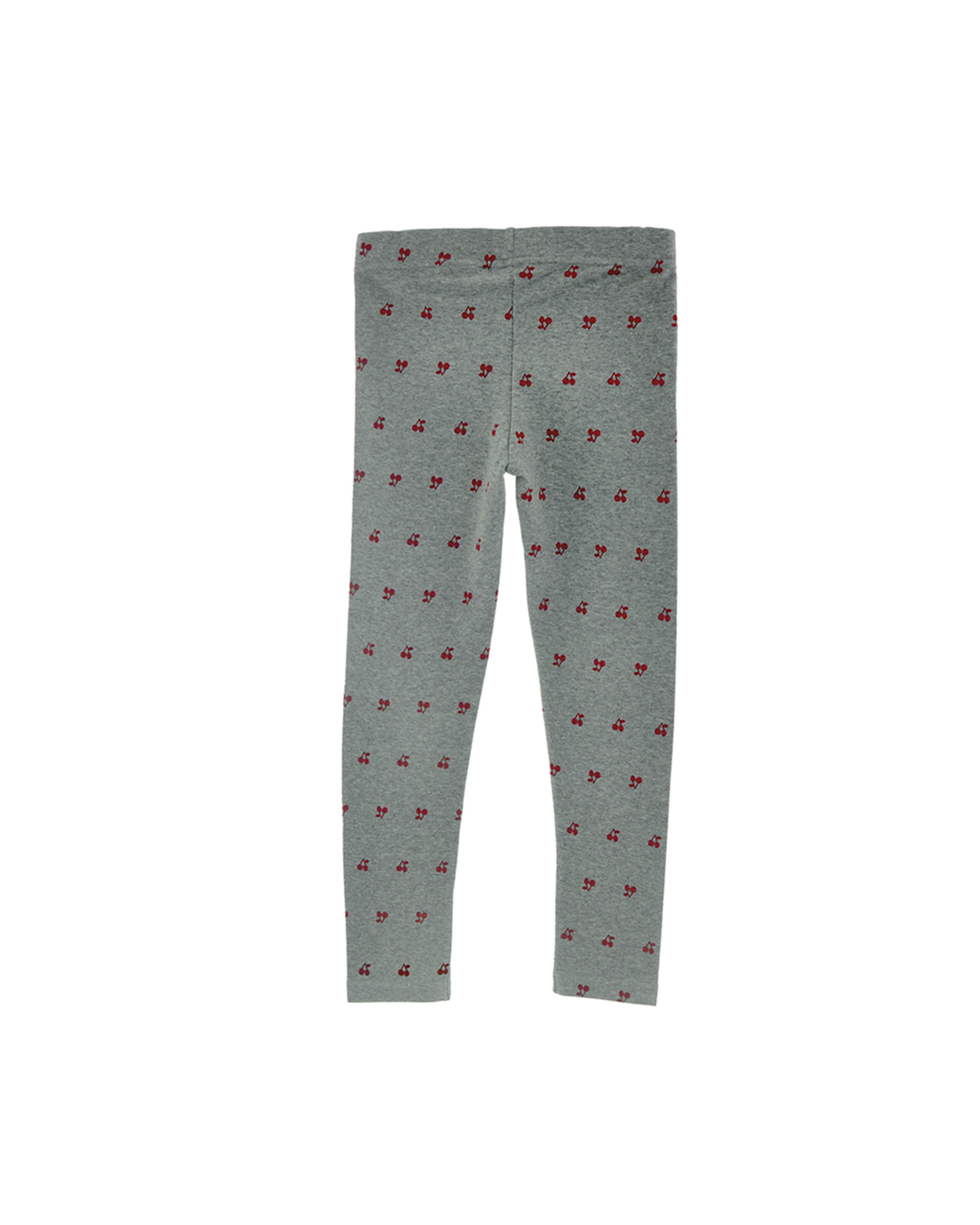 Legging gris con cerezas rojas