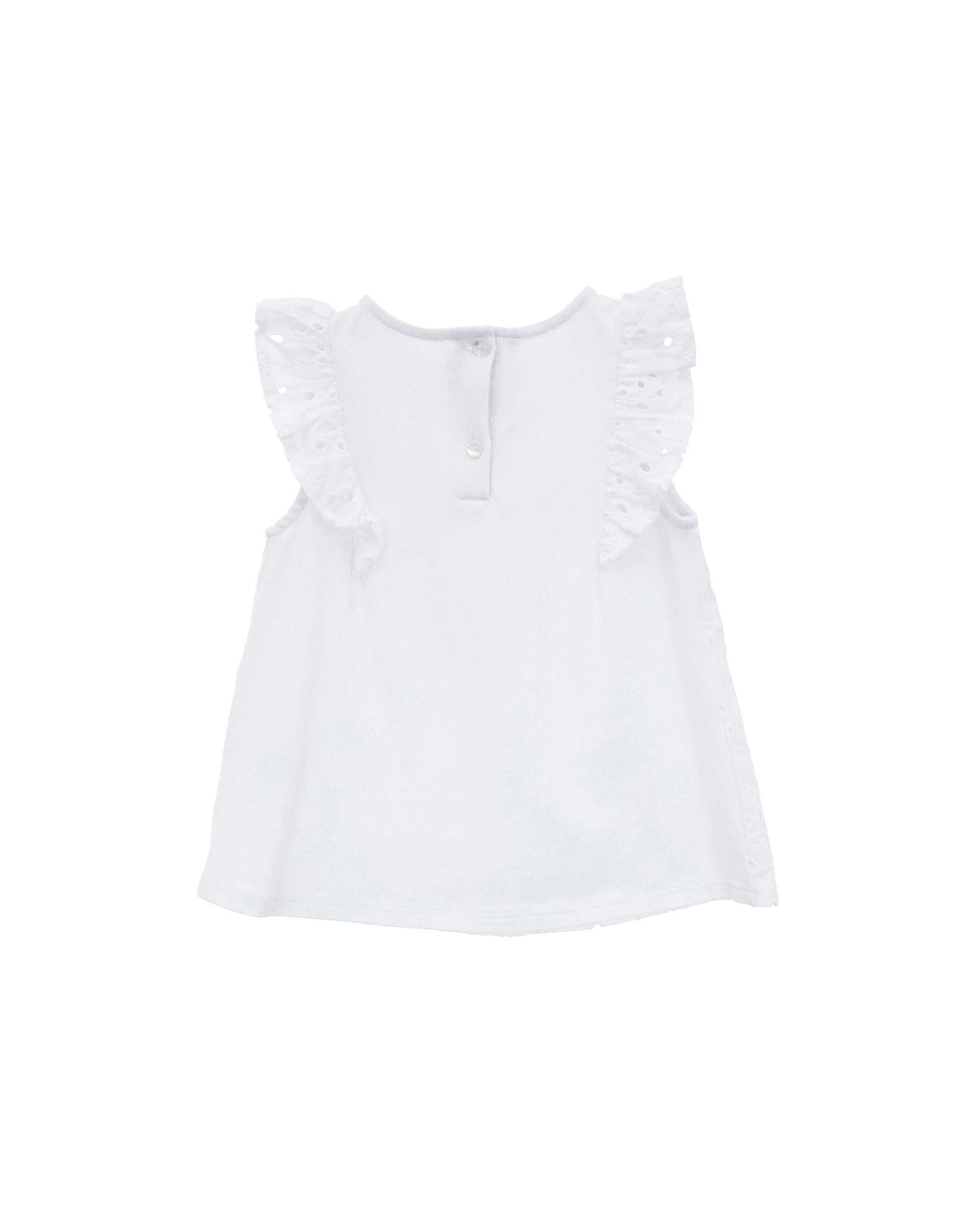 Blusa Blanca Sin Mangas