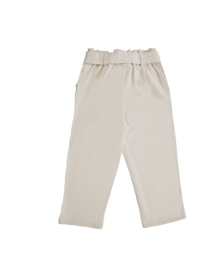 Pantalón de tela suave en stone