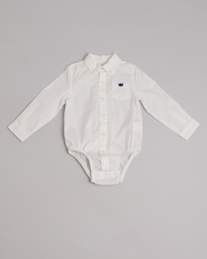 Body camisa blanco de popelina